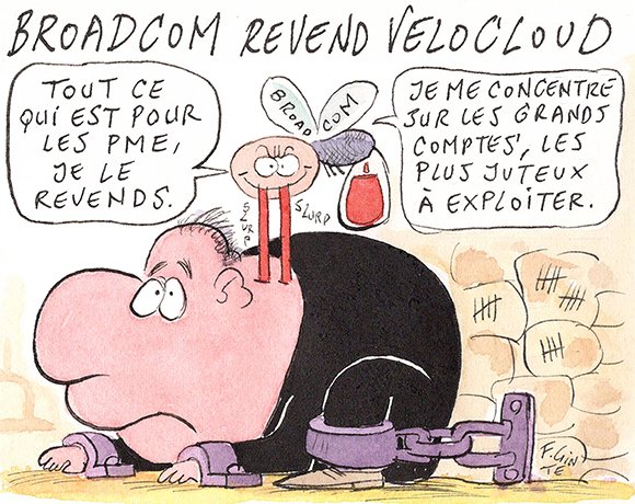 Dessin: Broadcom revend le SD-WAN VeloCloud à Arista